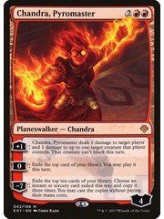 Magic: The Gathering Chandra, Pyromaster (042) Moderately Played