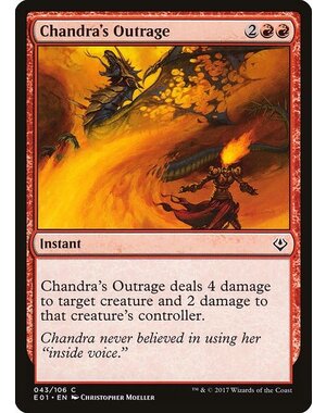 Magic: The Gathering Chandra's Outrage (043) Lightly Played