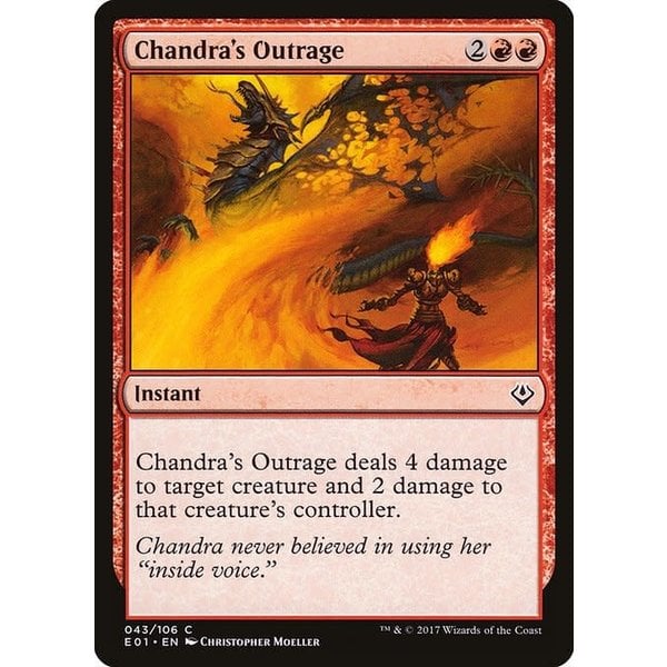 Magic: The Gathering Chandra's Outrage (043) Lightly Played