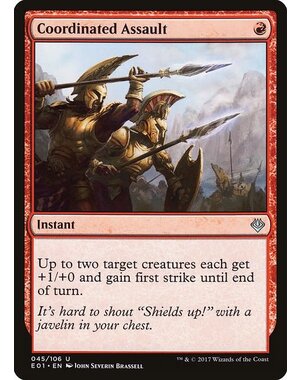 Magic: The Gathering Coordinated Assault (045) Lightly Played