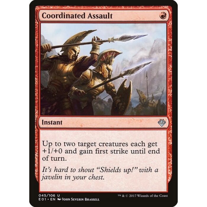 Magic: The Gathering Coordinated Assault (045) Lightly Played