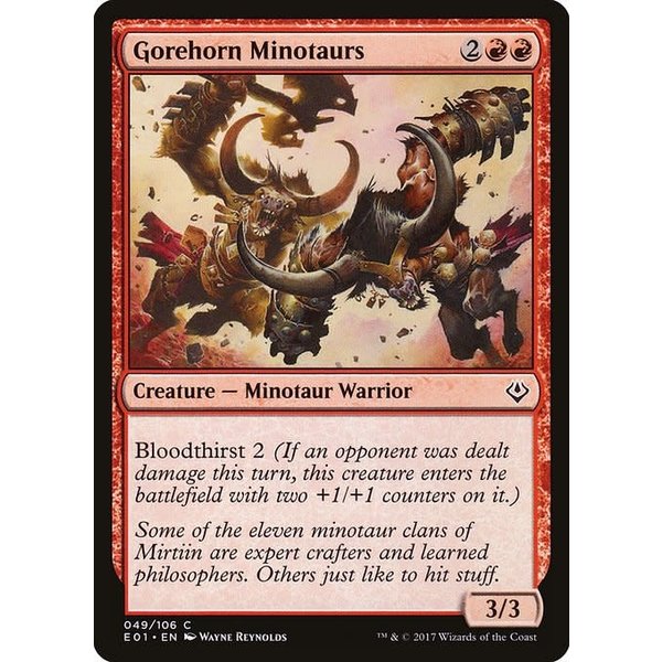 Magic: The Gathering Gorehorn Minotaurs (049) Lightly Played