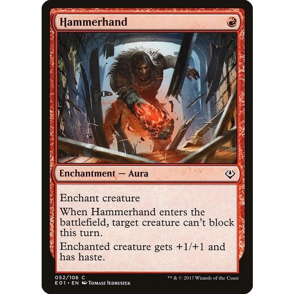 Magic: The Gathering Hammerhand (052) Lightly Played