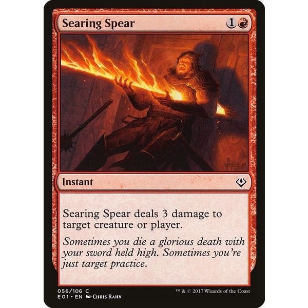 Magic: The Gathering Searing Spear (056) Lightly Played