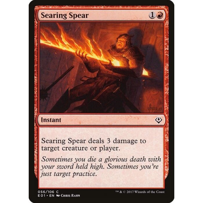 Magic: The Gathering Searing Spear (056) Lightly Played