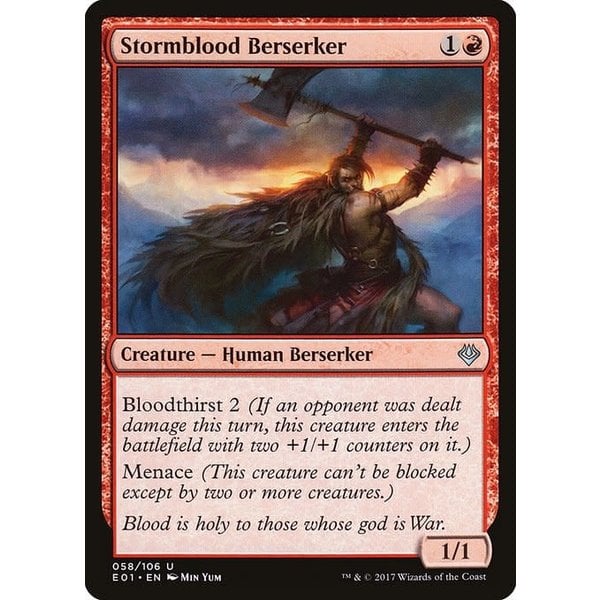 Magic: The Gathering Stormblood Berserker (058) Lightly Played