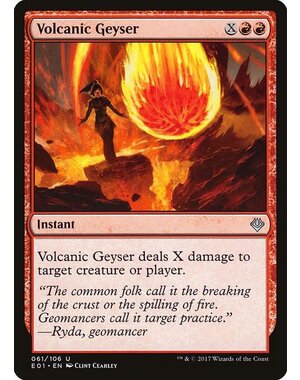 Magic: The Gathering Volcanic Geyser (061) Moderately Played