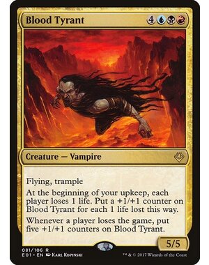 Magic: The Gathering Blood Tyrant (081) Moderately Played