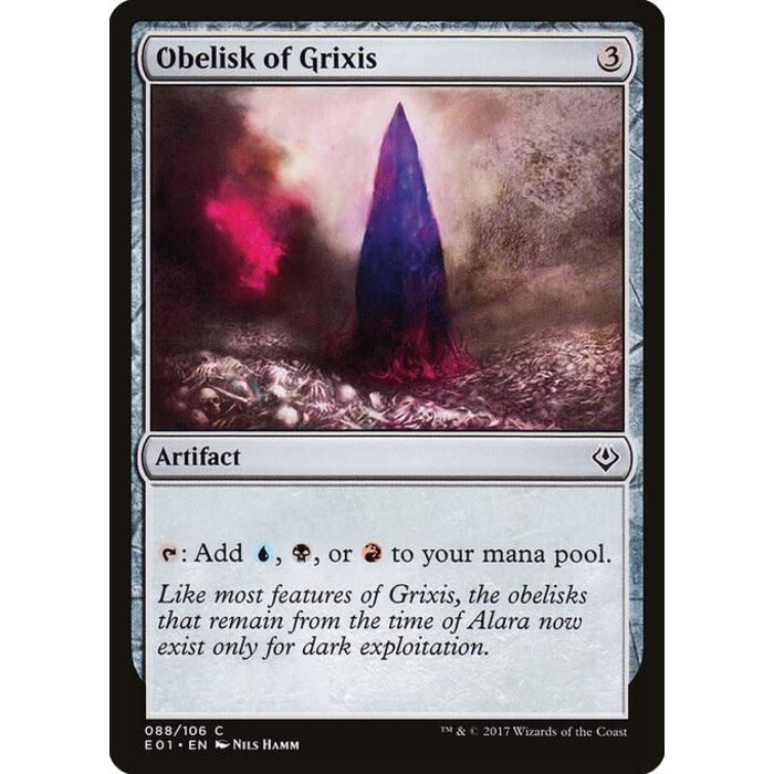 Magic: The Gathering Obelisk of Grixis (088) Moderately Played