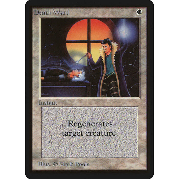 Magic: The Gathering Death Ward (018) Heavily Played