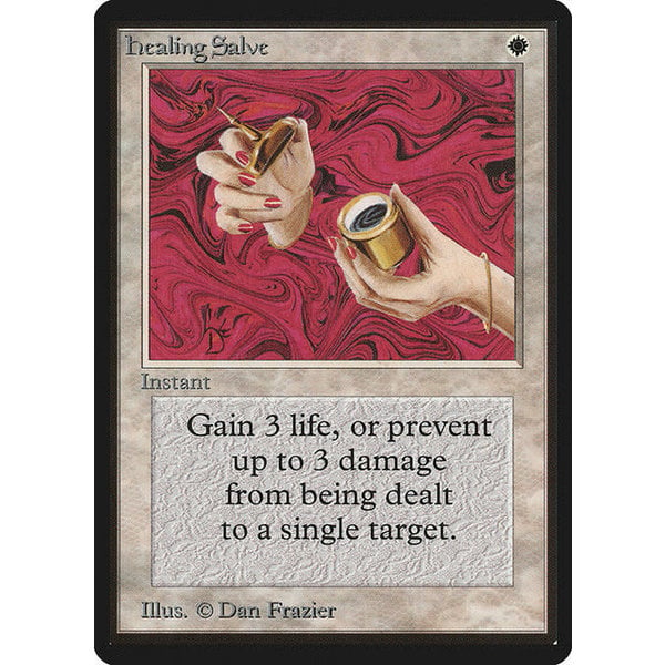 Magic: The Gathering Healing Salve (023) Damaged