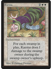 Magic: The Gathering Karma (027) Moderately Played