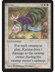 Magic: The Gathering Karma (027) Moderately Played
