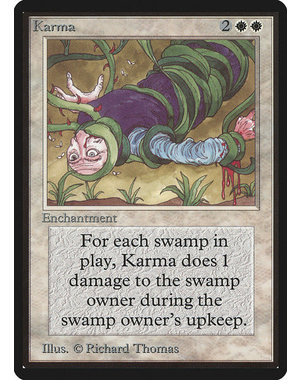 Magic: The Gathering Karma (027) Moderately Played