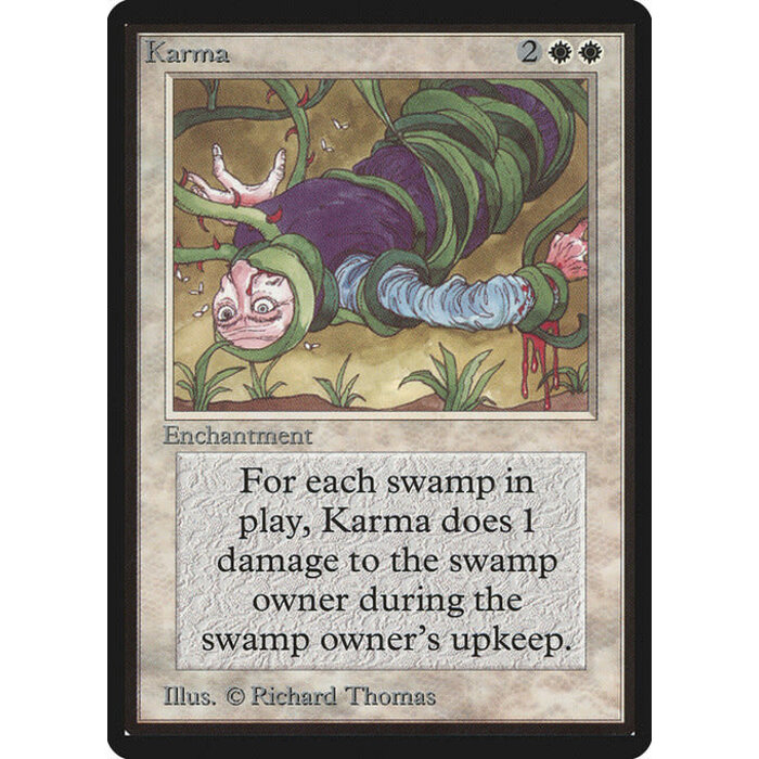 Magic: The Gathering Karma (027) Moderately Played