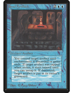 Magic: The Gathering Steal Artifact (082) Damaged