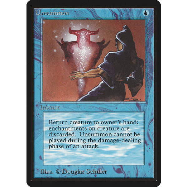 Magic: The Gathering Unsummon (087) Damaged