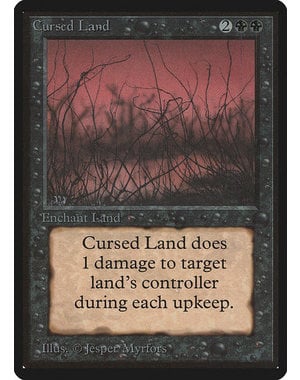 Magic: The Gathering Cursed Land (098) Heavily Played