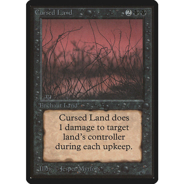 Magic: The Gathering Cursed Land (098) Heavily Played