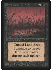Magic: The Gathering Cursed Land (098) Moderately Played