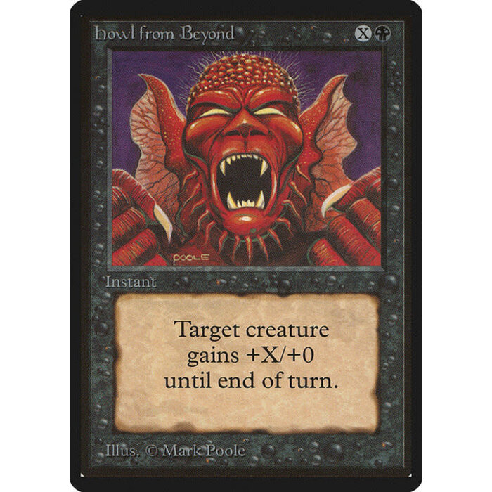 Magic: The Gathering Howl from Beyond (112) Damaged