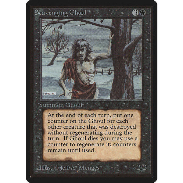 Magic: The Gathering Scavenging Ghoul (127) Damaged