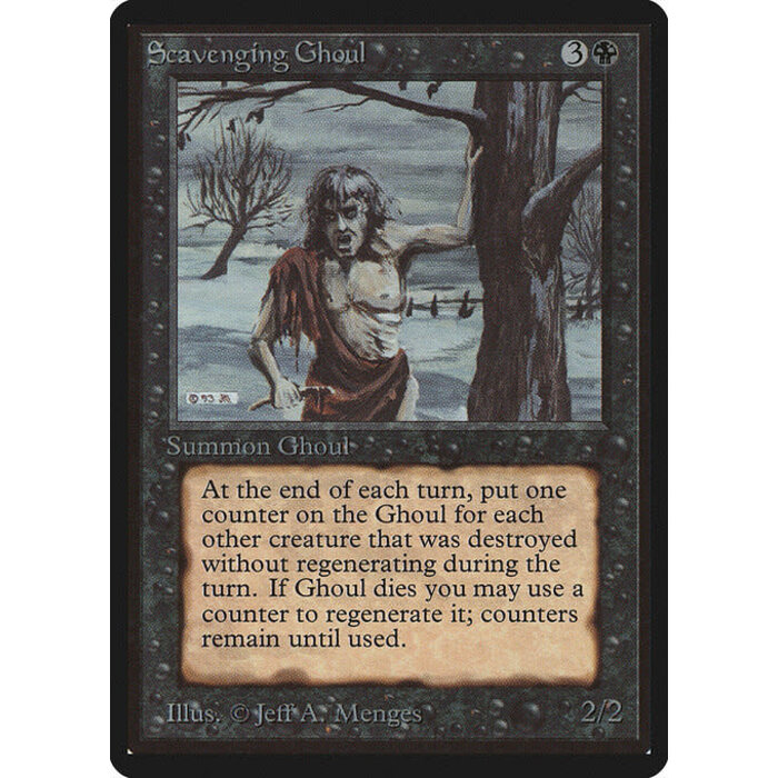 Magic: The Gathering Scavenging Ghoul (127) Damaged