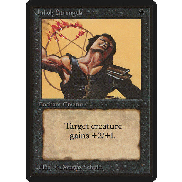Magic: The Gathering Unholy Strength (132) Heavily Played