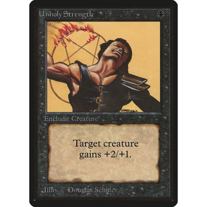 Magic: The Gathering Unholy Strength (132) Heavily Played