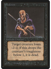 Magic: The Gathering Weakness (135) Damaged