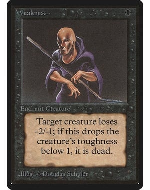 Magic: The Gathering Weakness (135) Damaged