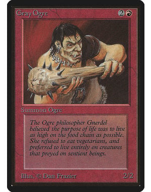 Magic: The Gathering Gray Ogre (157) Moderately Played