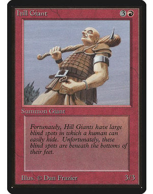 Magic: The Gathering Hill Giant (158) Damaged