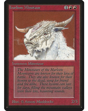 Magic: The Gathering Hurloon Minotaur (159) Lightly Played