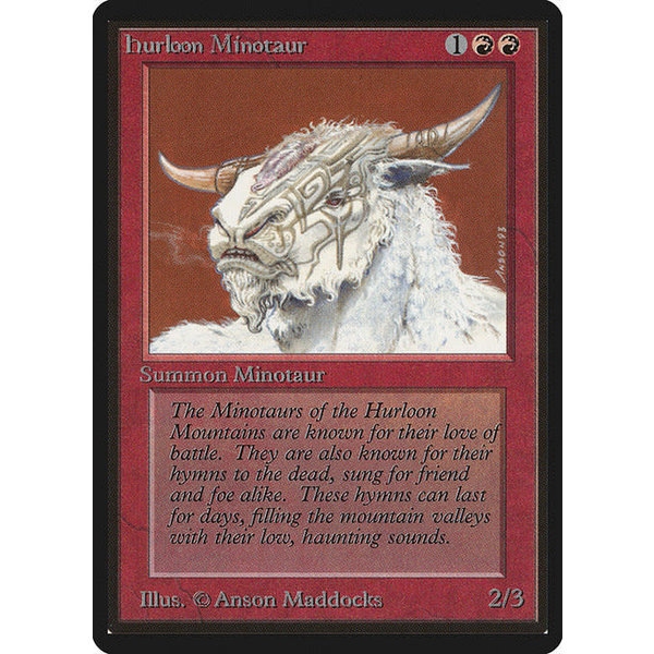 Magic: The Gathering Hurloon Minotaur (159) Lightly Played