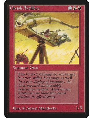 Magic: The Gathering Orcish Artillery (166) Moderately Played