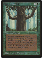 Magic: The Gathering Ironroot Treefolk (204) Heavily Played