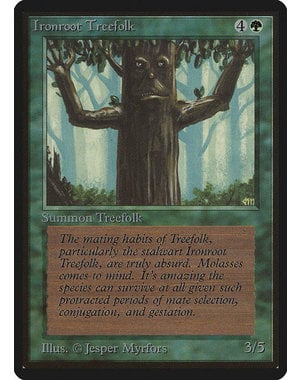 Magic: The Gathering Ironroot Treefolk (204) Heavily Played