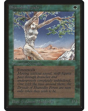 Magic: The Gathering Shanodin Dryads (217) Heavily Played