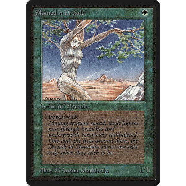 Magic: The Gathering Shanodin Dryads (217) Heavily Played