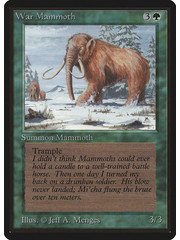 Magic: The Gathering War Mammoth (228) Moderately Played