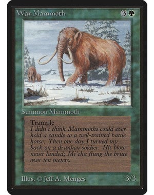 Magic: The Gathering War Mammoth (228) Moderately Played