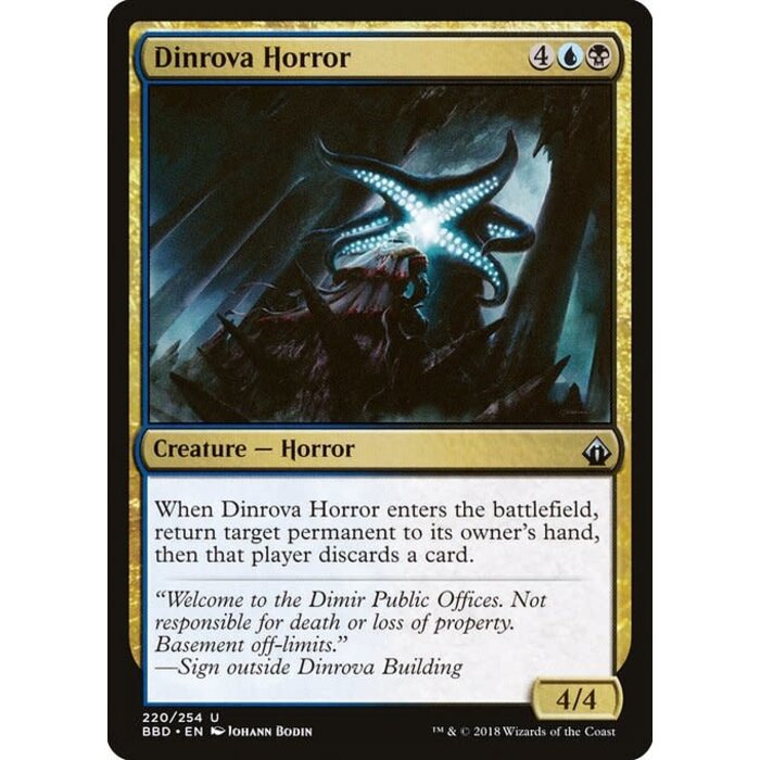 Magic: The Gathering Dinrova Horror (220) Lightly Played