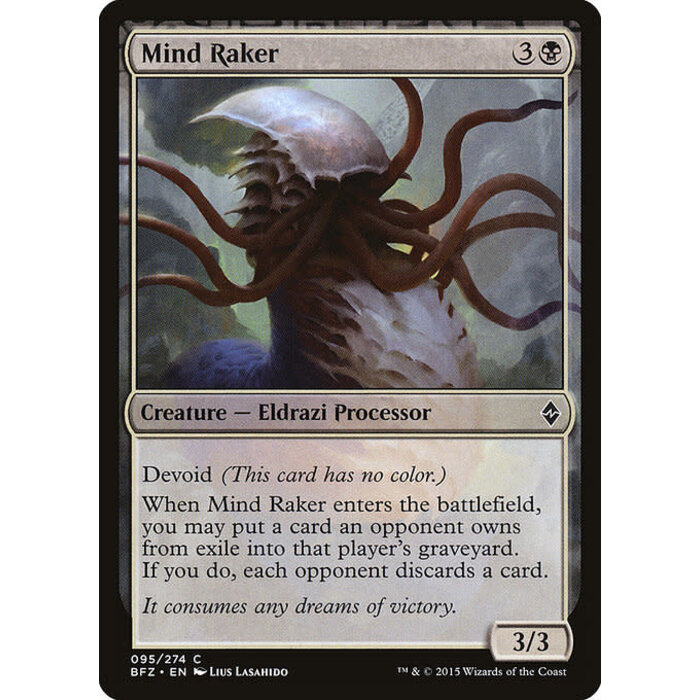 Magic: The Gathering Mind Raker (095) Lightly Played