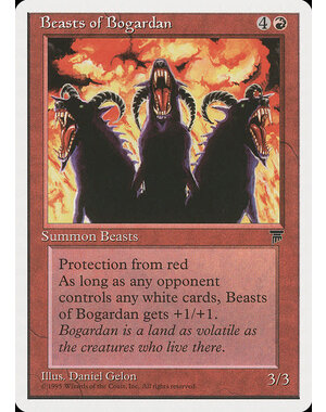 Magic: The Gathering Beasts of Bogardan (045) Heavily Played