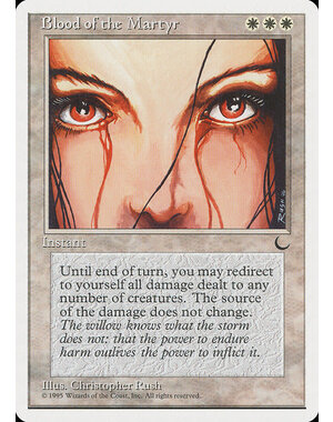 Magic: The Gathering Blood of the Martyr (004) Damaged