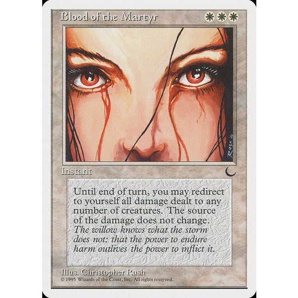 Magic: The Gathering Blood of the Martyr (004) Damaged