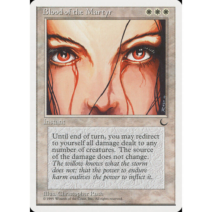 Magic: The Gathering Blood of the Martyr (004) Damaged