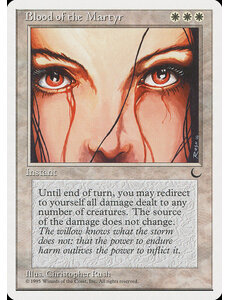 Magic: The Gathering Blood of the Martyr (004) Moderately Played