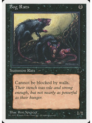 Magic: The Gathering Bog Rats (030) Heavily Played